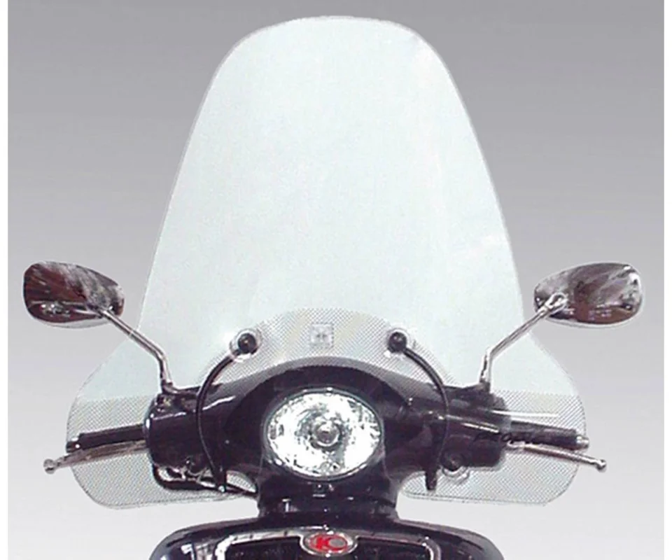 Spedizione Espresso Parabrezza Isotta Media Protezione 520x705x3 Per Kymco People 250Modelli dal 2003 al 2005 E600-A/E600