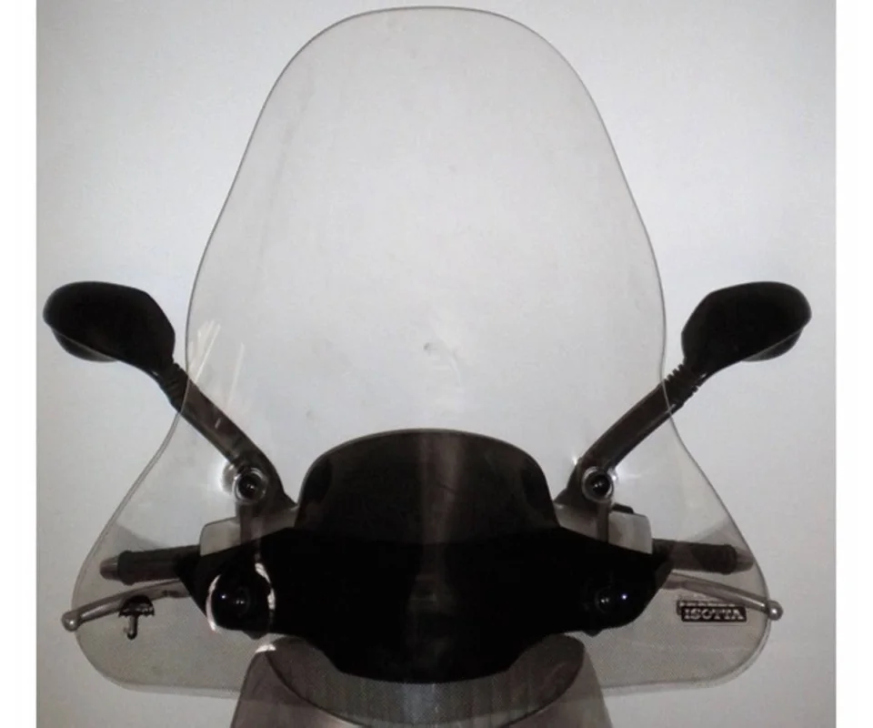 Parabrezza Isotta Media Protezione 680x720x3 Per Aprilia Leonardo 250Modelli dal 1996 al 2002 E6-A/139 Non Perdere