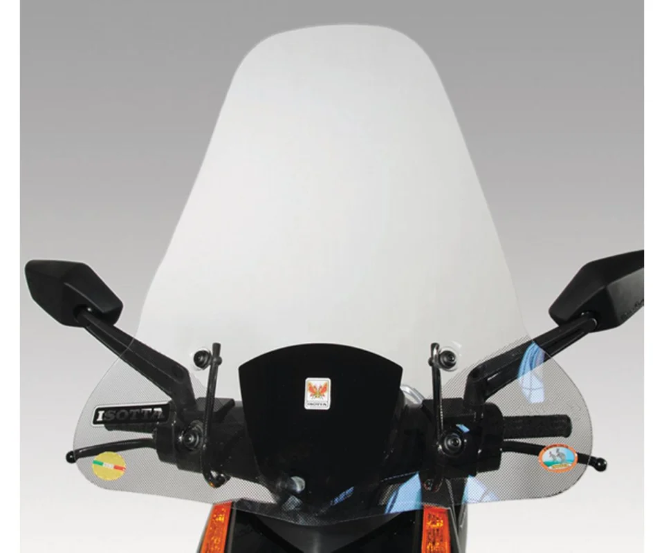 Spedito Oggi Parabrezza Isotta Media Protezione 680x720x3 Per Aprilia Sportcity One 50Modelli dal 2008 al 2012 E109-A/145