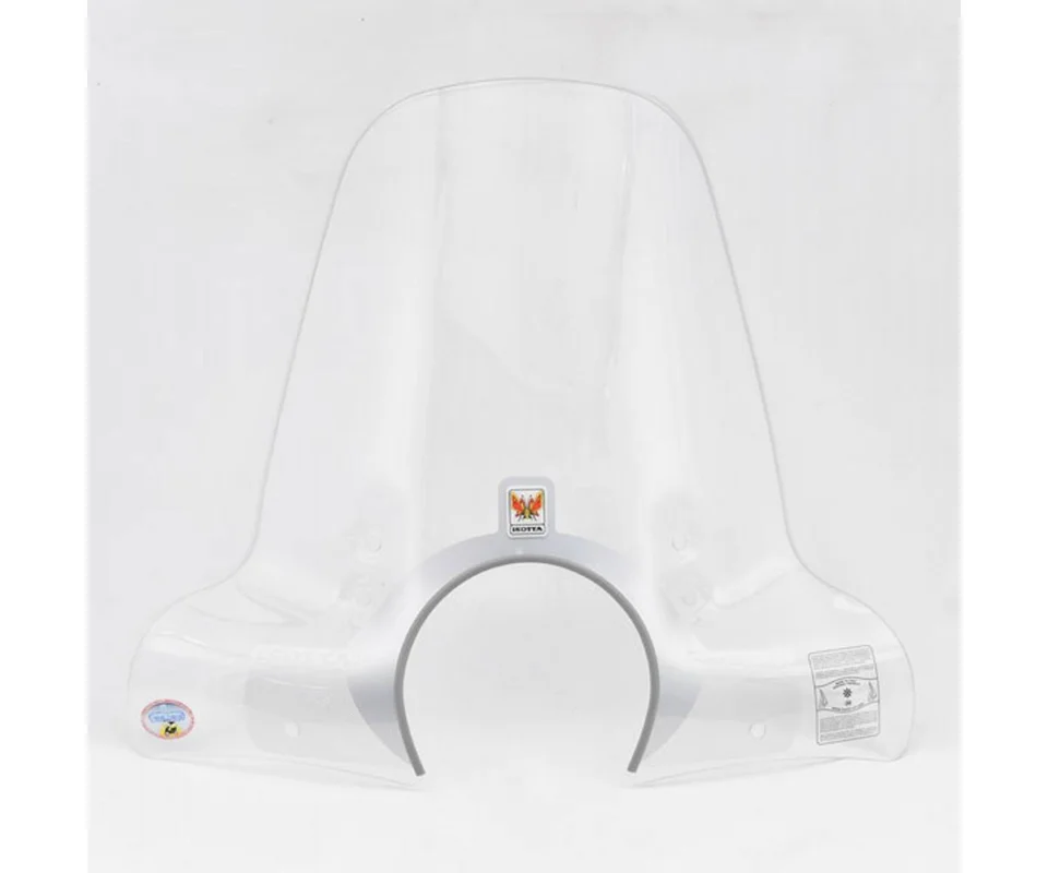 Must-Have Parabrezza Isotta Media Protezione 455x735x3 Per Aprilia Scarabeo Light 250Modelli dal 2006 al 2009 E101-A/141