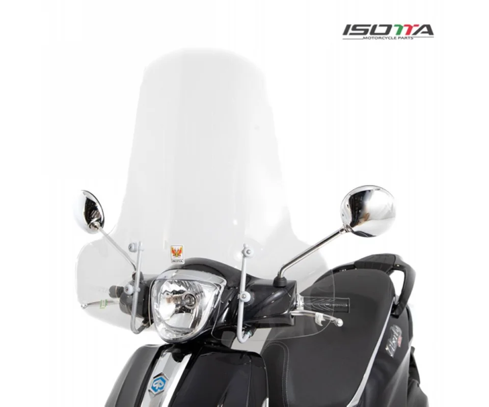 Offerta Parabrezza Isotta Classic 650x710x3 Trasparente Per Piaggio Liberty I-get 50Modelli dal 2016 al 2026 CLS4192-A/766