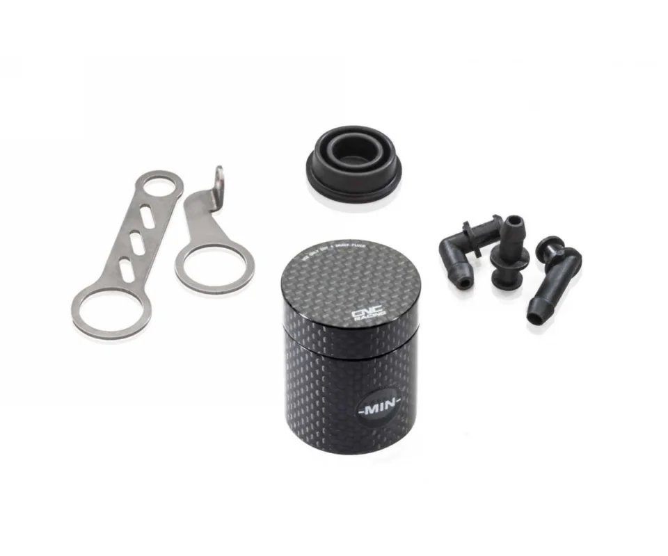 Serbatoio Olio Freno Posteriore Frizione 12 Ml In Carbonio Cnc Racing MOTO GUZZI V100 MANDELLOModelli dal 2022 al 2026 SE800K Pagamento Sicuro