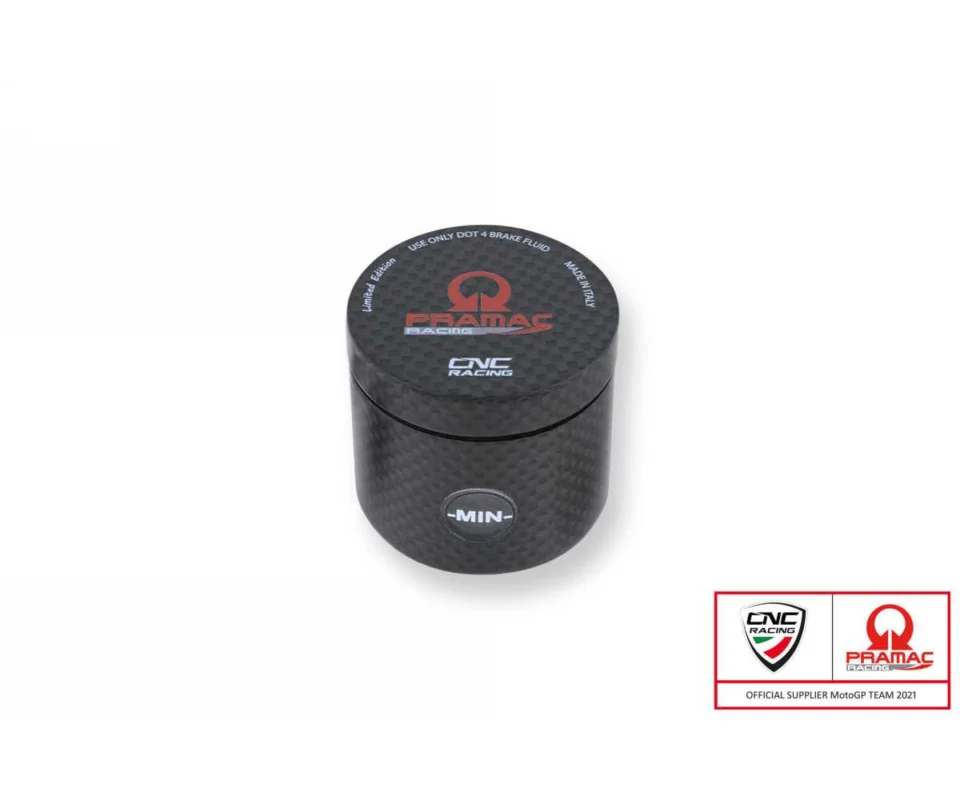 Più Venduto Serbatoio Olio Freno Anteriore 25 Ml Pramac Racing Limited Edition In Carbonio Cnc Racing MOTO GUZZI V100 MANDELLOModelli dal 2022 al 2023 SE801KPR