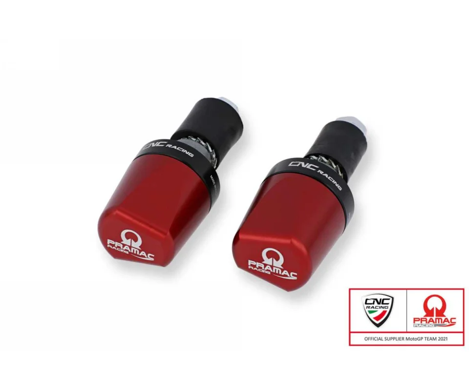 Contrappesi Manubrio Look Pramac Racing Limited Edition Cnc Racing MOTO GUZZI V100 MANDELLOModelli dal 2022 al 2023 CM236BPR Compra Adesso