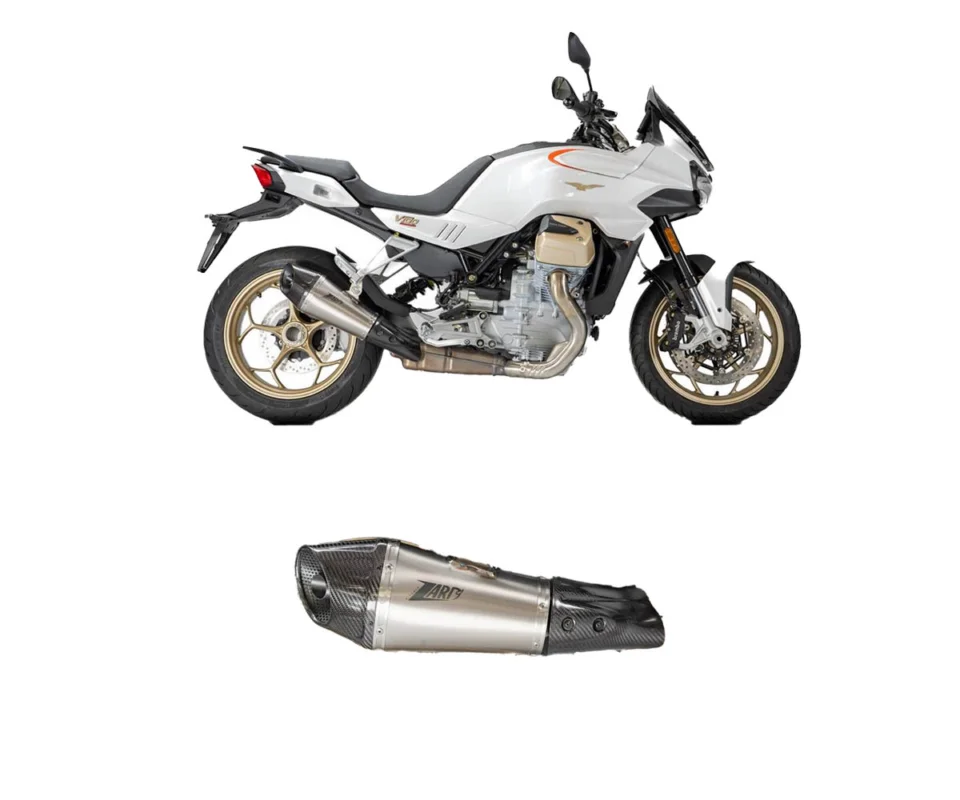 Offerta Speciale Terminale di scarico Zard Acciaio Inox per MOTO GUZZI V100 MANDELLOModelli dal 2023 al 2024 ZMG006S10TCO