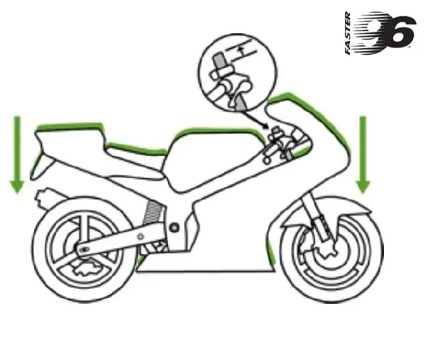 Spedizione Espresso Kit abbassamento moto Faster96 -25mm per MOTO GUZZI STELVIOModelli dal 2024 al 2026 F60-082-25