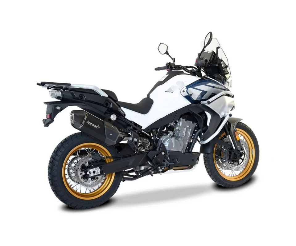 Terminale di Scarico Hp Corse SPS carbon short black per CF MOTO 800 MT TOURINGModelli dal 2023 al 2024 CF800SPSSC-AB Ultima Occasione
