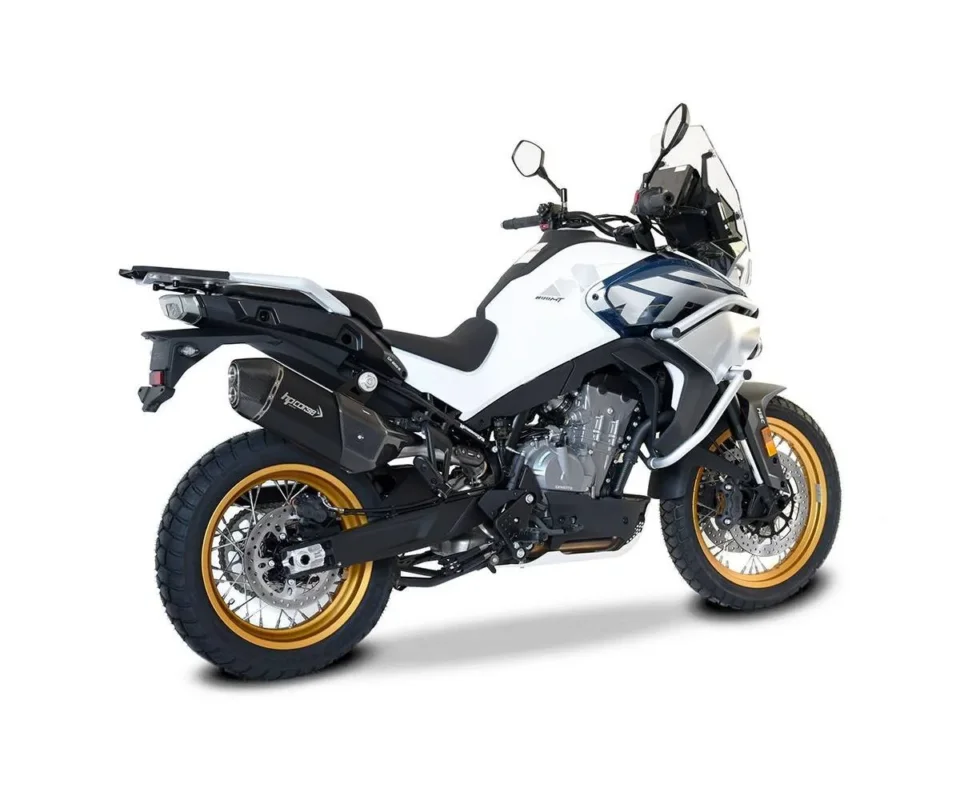 Spedizione Gratuita Terminale di Scarico Hp Corse SPS carbon short black per CF MOTO 800 MT SPORTModelli dal 2023 al 2024 CF800SPSSC-AB