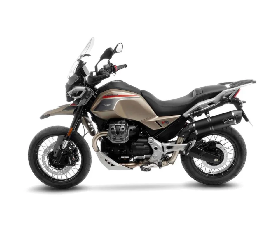 Reso Gratuito Terminale di Scarico Leovince Racing Acciaio Inox LV ONE EVO BLACK MOTO GUZZI V85 TTModelli: 2024 14454EBU