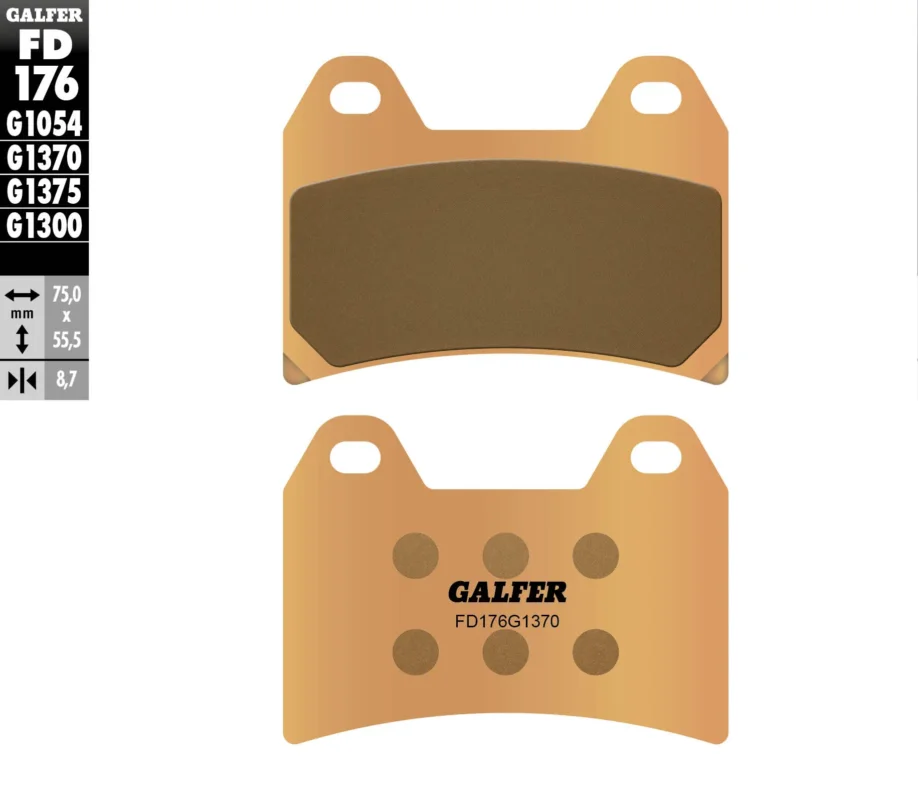 Galfer Pastiglie Freno Anteriore CF MOTO 800 MT SPORT Modelli dal 2023 al 2026 Fd176 FD176G1370 Spedito Oggi