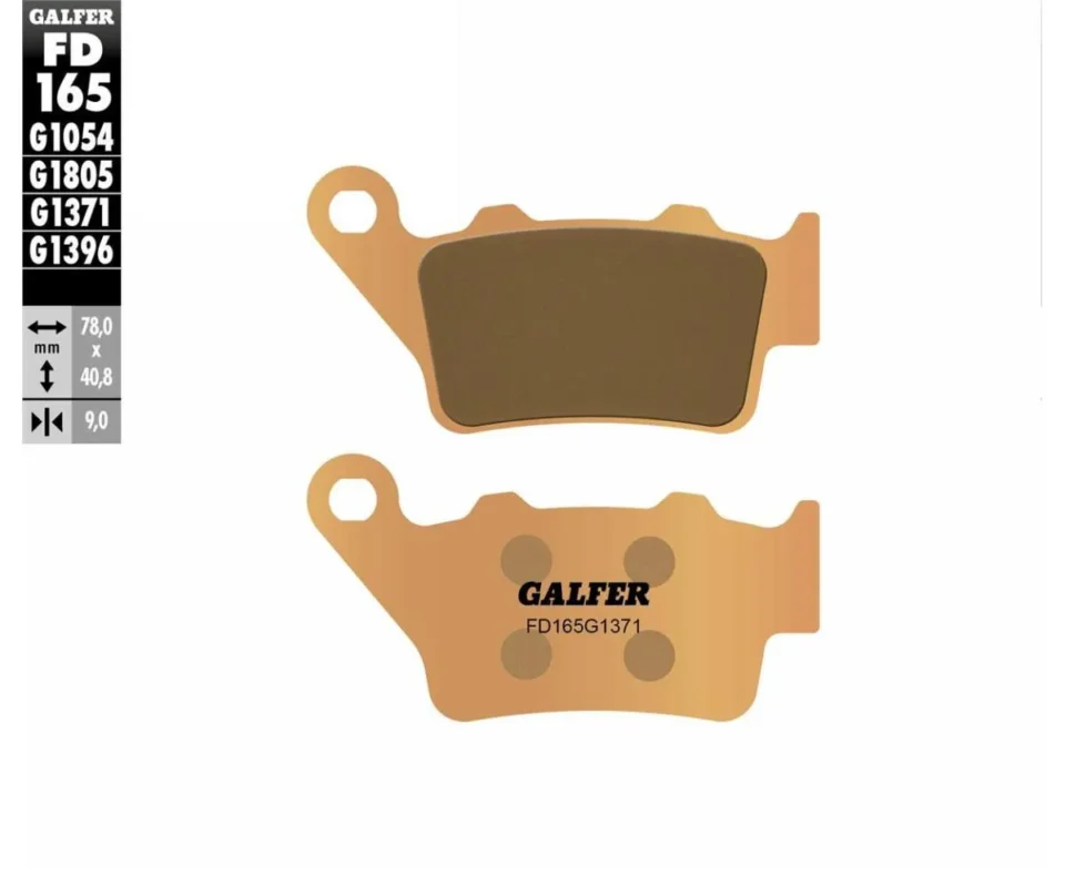 Galfer Pastiglie Freno Posteriore ROYAL ENFIELD HIMALAYAN 450Modelli dal 2024 al 2026 FD165 FD165G1371 Reso Gratuito