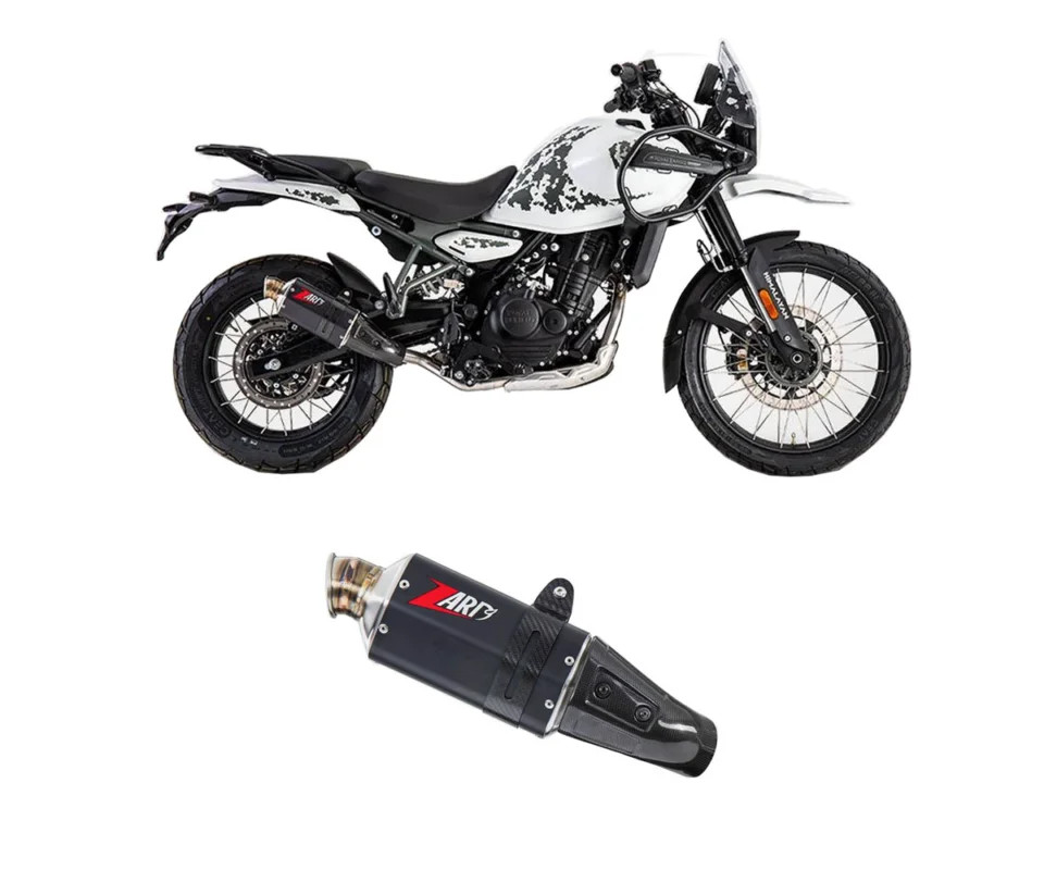 Terminale di scarico Zard Acciaio Inox per ROYAL ENFIELD HIMALAYAN 450Modelli: 2024 ZRE007S10ASR Occasione