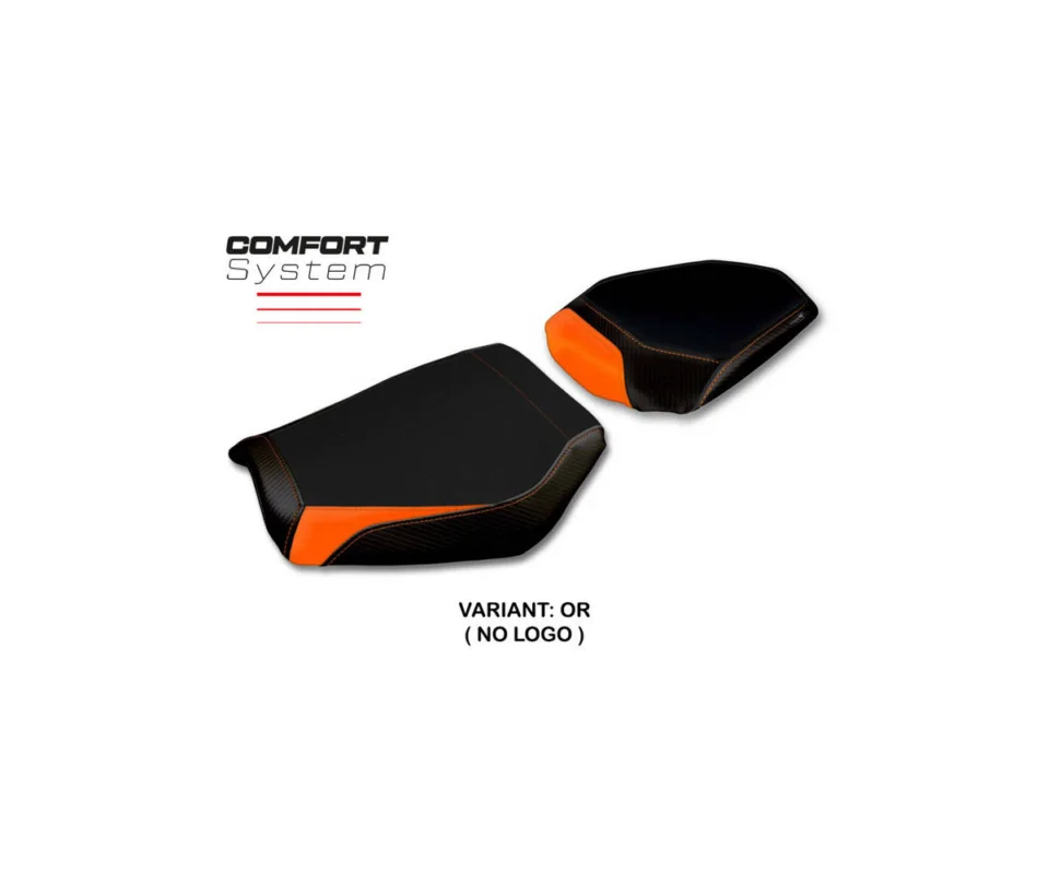 Rivestimento sella Kalix comfort system Arancio OR TPZ Italia per KTM 1390 SuperDuke RModelli dal 2024 al 2026 KT13SDKC-OR-2 Reso Gratuito