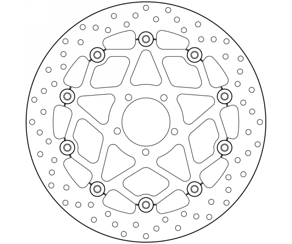 Disco Freno Flottante Brembo Oro Anteriore Ktm Super Duke R 1390Modelli dal 2024 al 2026 78B408B1 Ultima Occasione