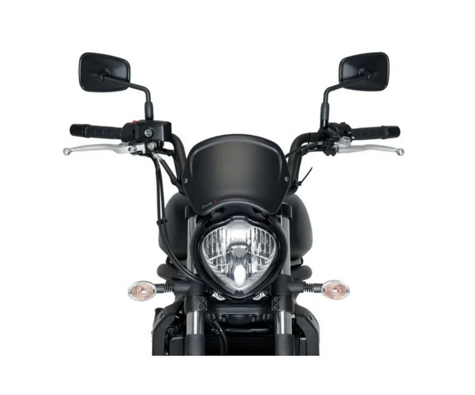 Ultimissimo Modello Carenatura Frontale PUIG MOTO GUZZI V7 STONEModelli dal 2021 al 2026 Nero Opaco 3590J