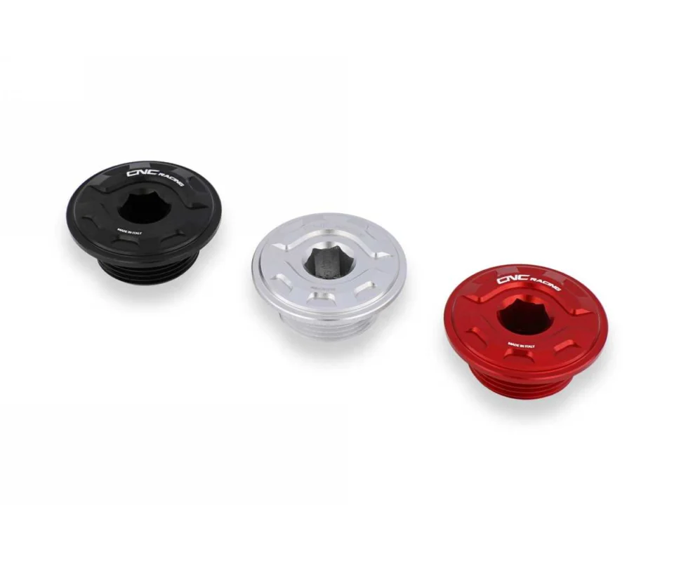 Tappo Carico Olio Gear M25x15 Cnc Racing MOTO GUZZI V7 STONEModelli dal 2021 al 2026 TA202B Bestseller