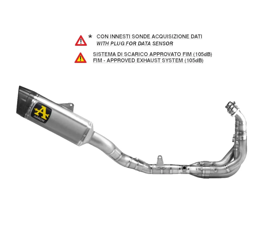 Occasione Scarico Completo Arrow COMPETITION EVO Full Titanio per YAMAHA YZF R9Modelli dal 2025 al 2026 71241PTR