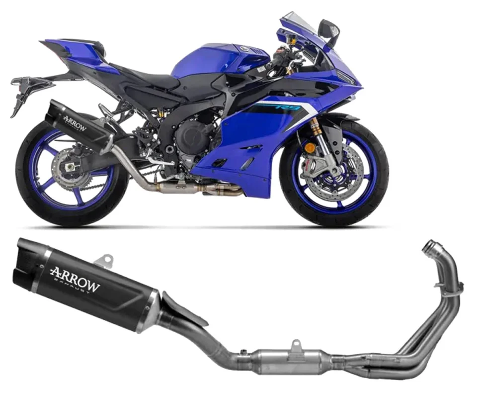 Impianto Scarico Completo Omologato Arrow Indy Race EVO Alluminio Dark fondello in Carbonio YAMAHA YZF R9Modelli dal 2025 al 2026 71981AKN Promozione