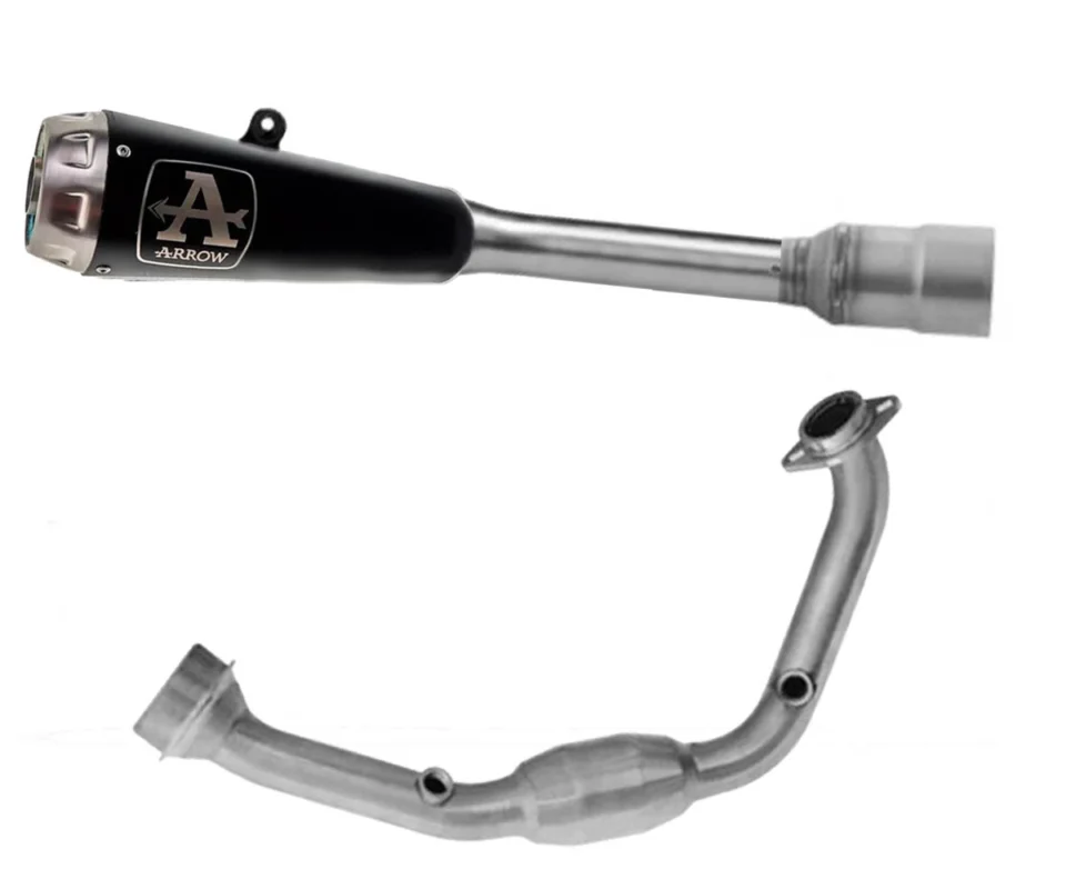 Novità Scarico Completo Racing Arrow Pro Race Nichrom Dark KTM 125 DUKEModelli: 2024 71972PRN + 71793MI