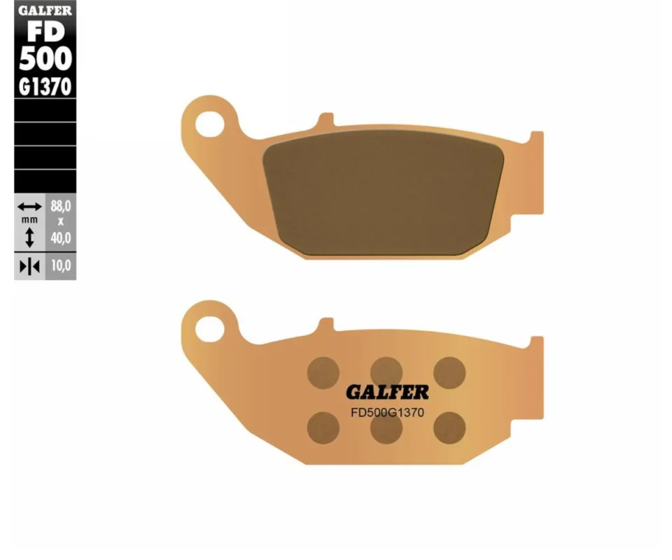Subito Disponibile Galfer Pastiglie Freno Posteriore CF MOTO 450 SRModelli dal 2022 al 2026 FD500 FD500G1370