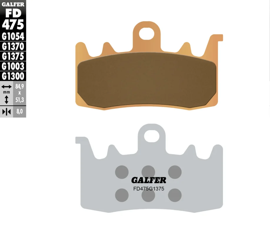 Galfer Pastiglie Freno Anteriore CF MOTO 450 SRModelli dal 2022 al 2026 Fd475 FD475G1375 Economico