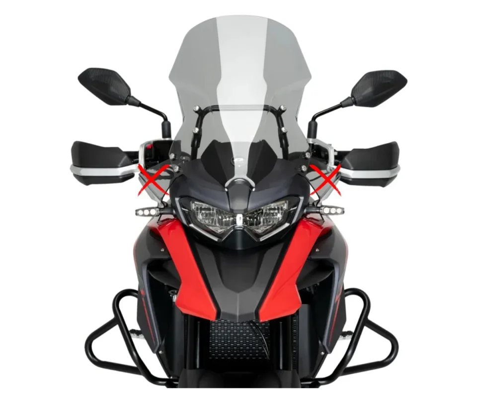 Reso Gratuito Cupolino Parabrezza Plexiglass JD9 Fume Chiaro TOURING QJ SRT 550 ON ROADModelli dal 2023 al 2026 JD9-02-F