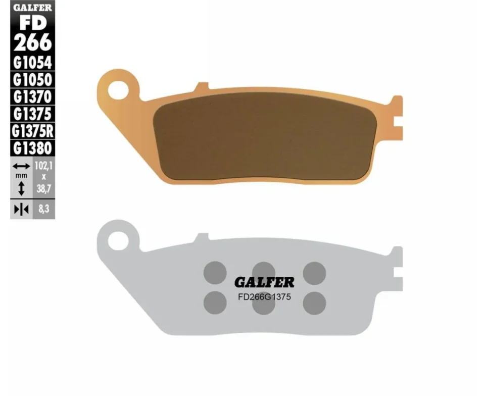 Galfer Pastiglie Freno Anteriore HONDA NC 750 XModelli dal 2014 al 2026 FD266 FD266G1375 Offerta Limitata