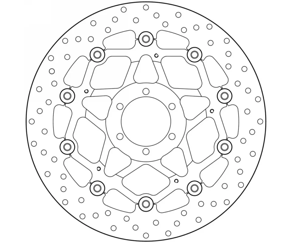 Compra Adesso Disco Freno Flottante Brembo Oro Anteriore Aprilia TUONO 660Modelli dal 2021 al 2026 78B40870