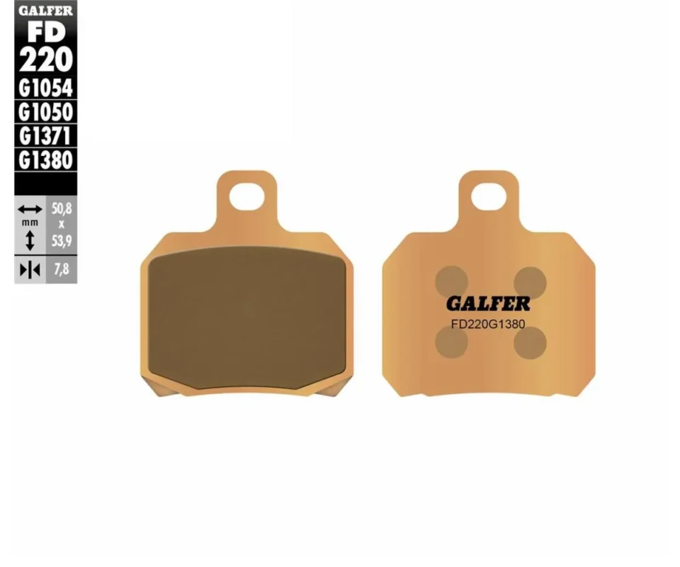 Galfer Pastiglie Freno Posteriore APRILIA RS 660Modelli dal 2021 al 2023 FD220 FD220G1380 Prezzo Conveniente
