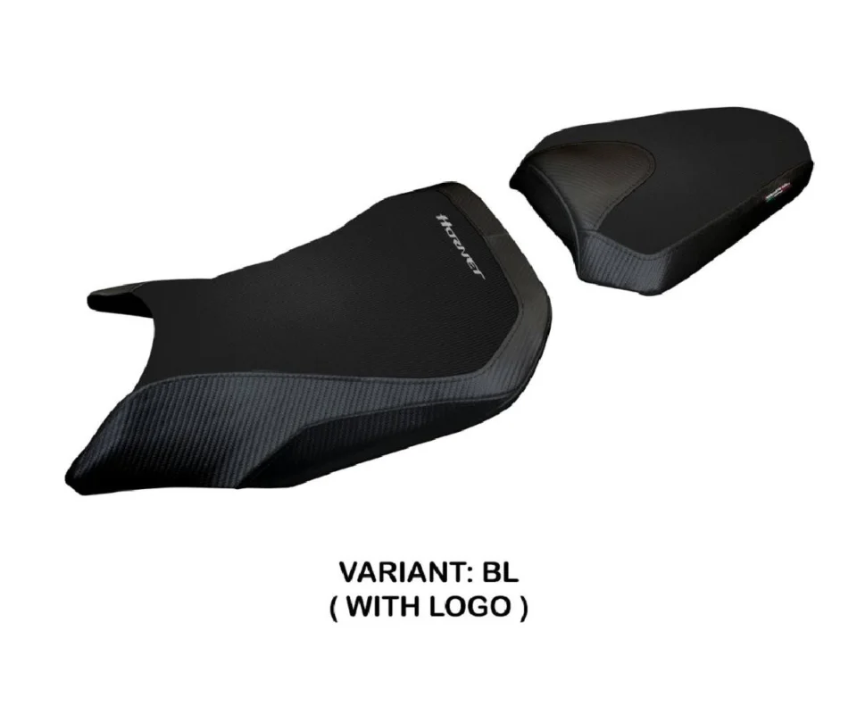 Scelto Dai Clienti Rivestimento sella Tomori Nero (BL) TPZ Italia per HONDA CB 500 HORNETModelli dal 2024 al 2026 HCB50HT-BL-1