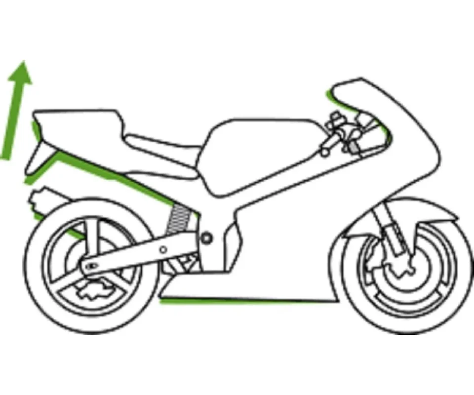 Compra Oggi Stesso Kit innalzamento moto Faster96 +20mm per HONDA CB 750 HORNETModelli dal 2023 al 2026. F61-099-20