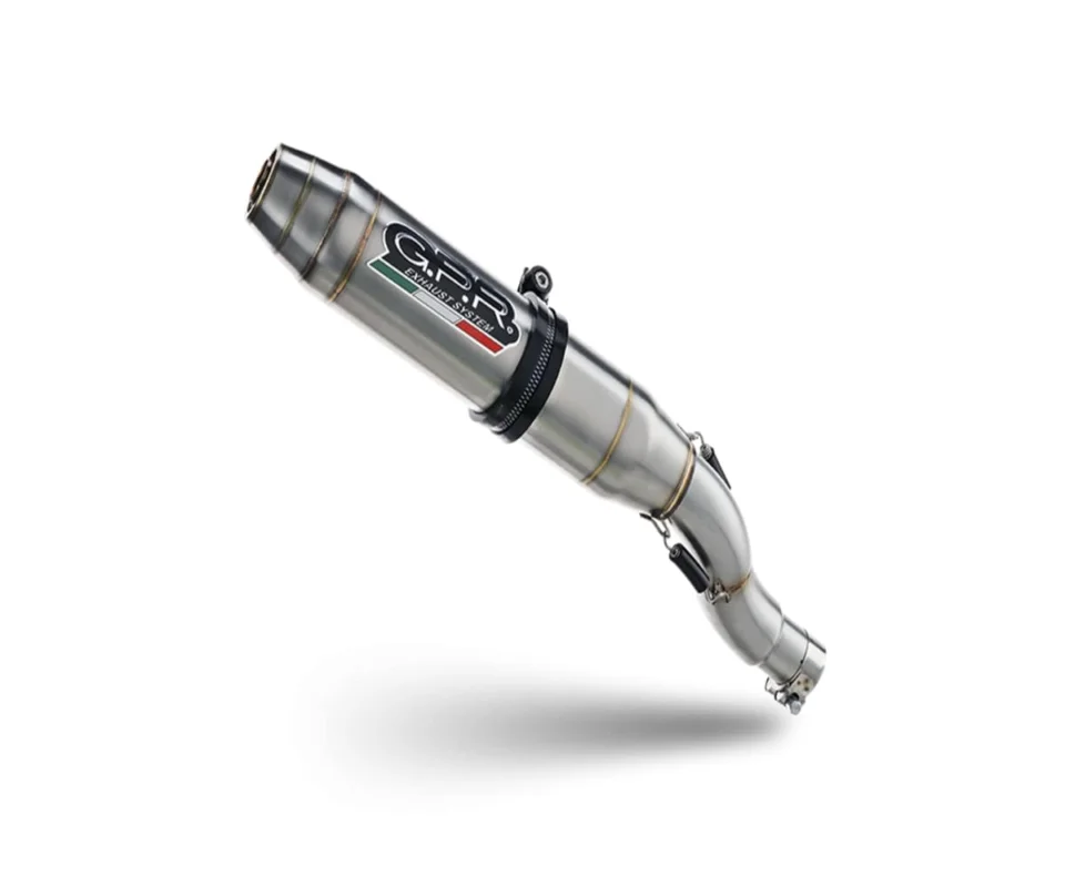 Terminale di scarico omologato GPR Deeptone Inox in Inox satinato per Honda NX500Modelli dal 2024 al 2026 H.253.2.DE Prezzo Scontato