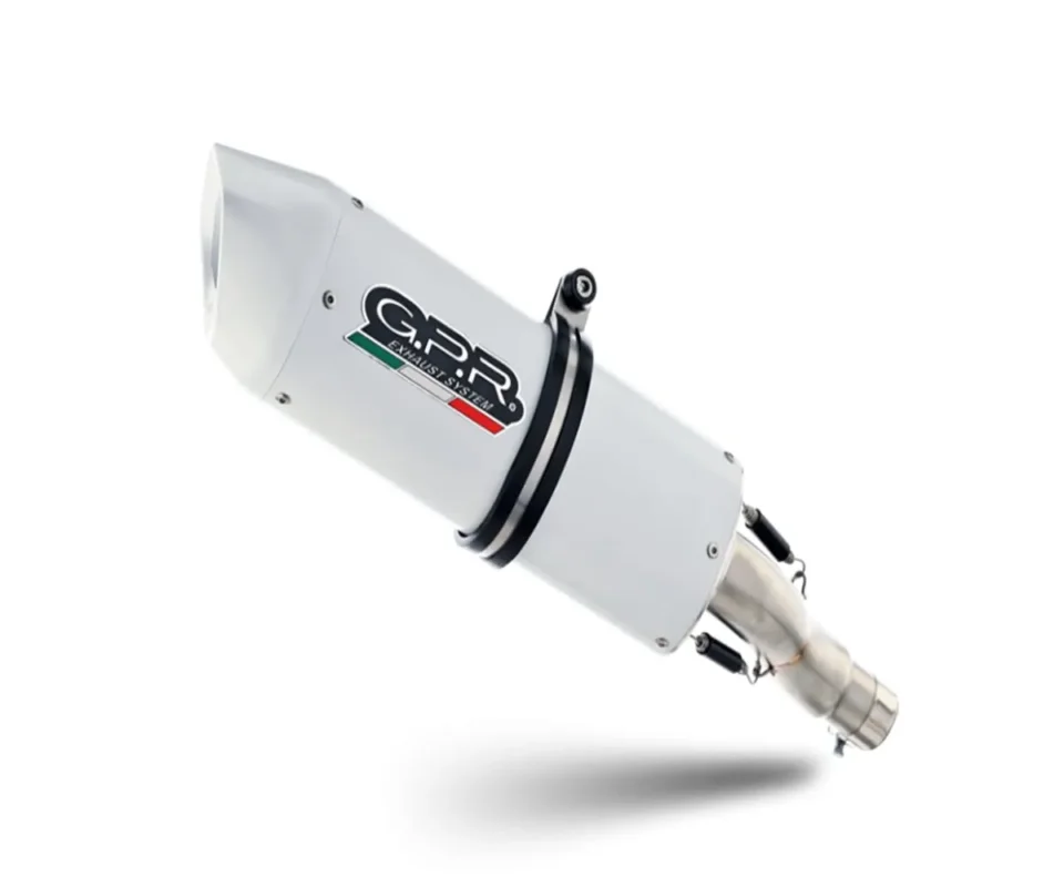 Terminale di scarico omologato GPR Albus Evo4 Bianco lucido per Honda NX500Modelli dal 2024 al 2026 H.253.2.ALBE4 Offerta Lampo
