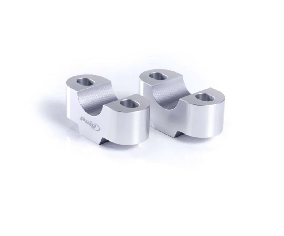 Promo Stagionale Risers PUIG per Manubri HONDA CB 750 HORNETModelli dal 2023 al 2026 Silver- 3672P