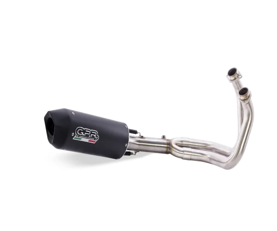 Reso Gratuito Scarico completo omologato GPR Furore Nero per Yamaha Tracer 7Modelli dal 2021 al 2024 E5.Y.227.2.CAT.FUNE
