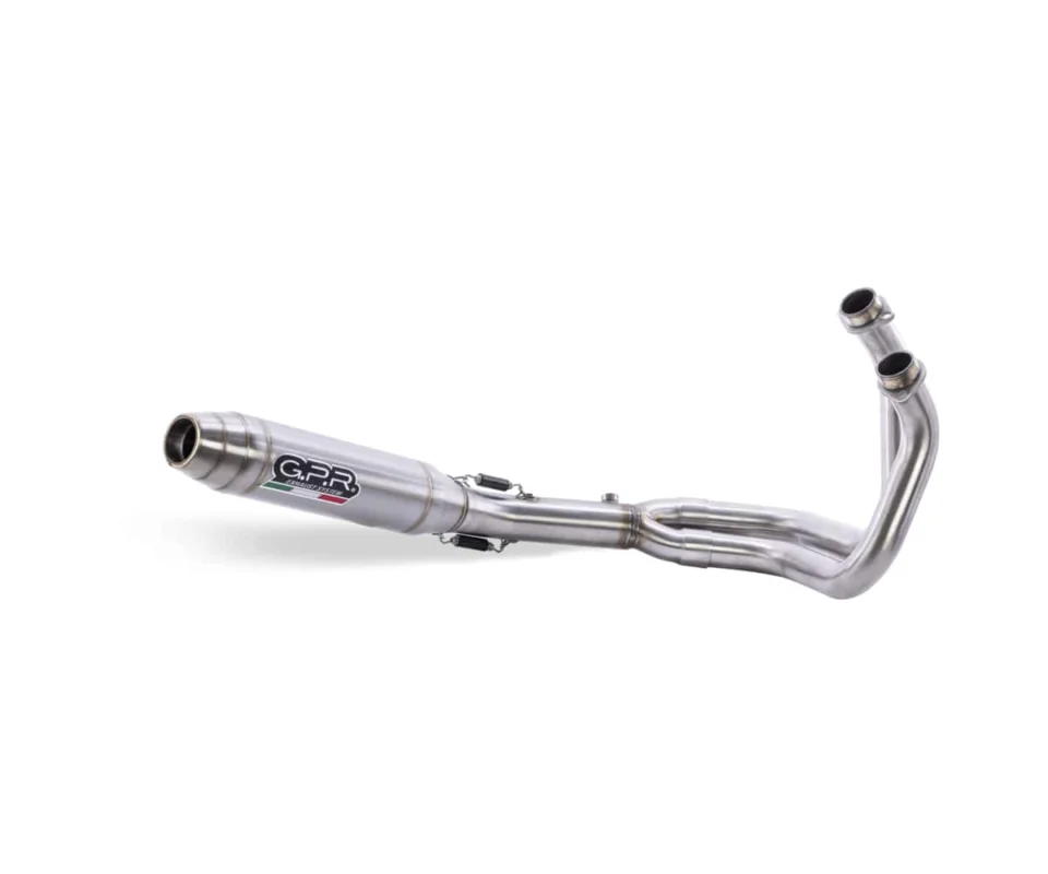 Scarico completo racing GPR Deeptone Inox per Yamaha Tracer 7 689Modelli dal 2021 al 2024 Y.227.2.RACE.DE Esclusivo