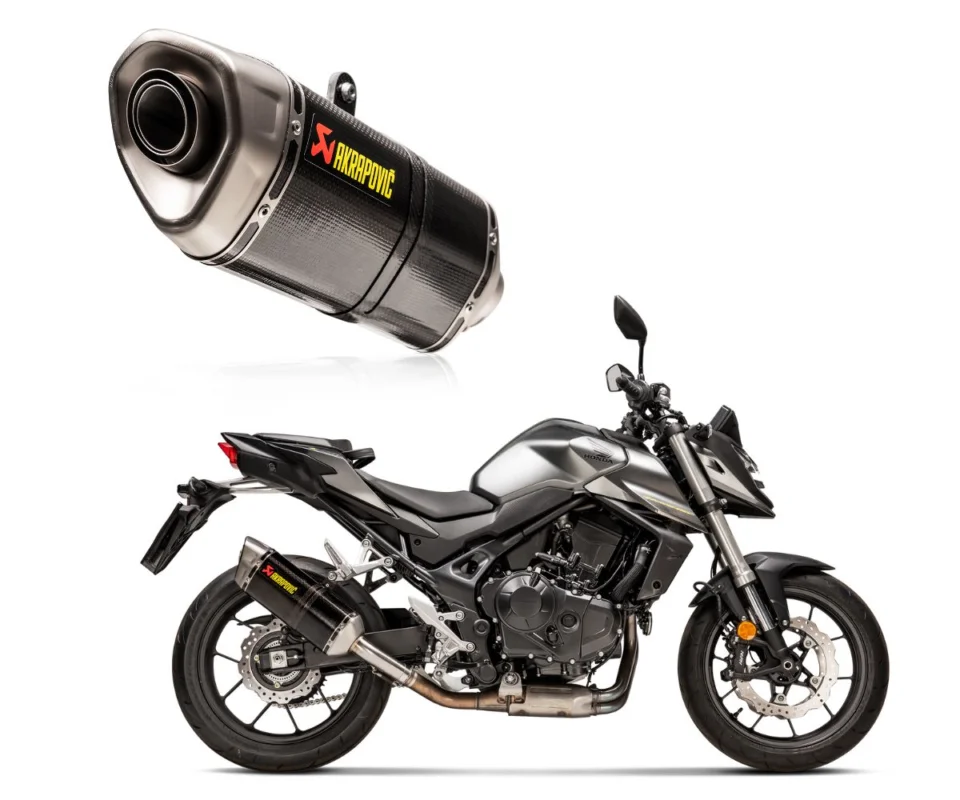 Terminale di Scarico in Titanio e Carbonio Omologato Akrapovic Honda CB 750 HORNETModelli dal 2023 al 2024 S-H7SO5-HRC Prezzo Basso