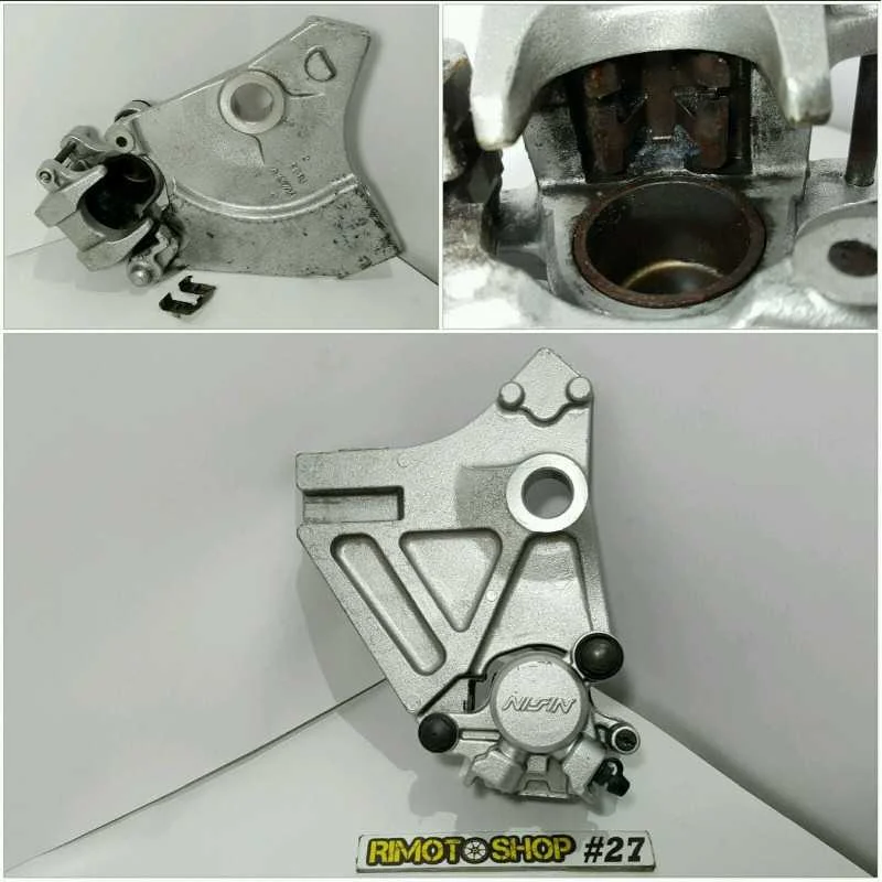 07 09 KAWASAKI Z1000 pinza freno posteriore Pagamento Sicuro
