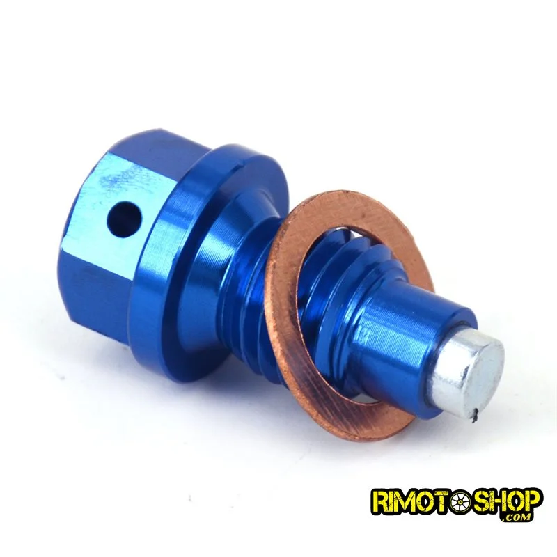 Tappo scarico olio magnetico Yamaha WR 450 F 2006-2018 blu Più Venduto