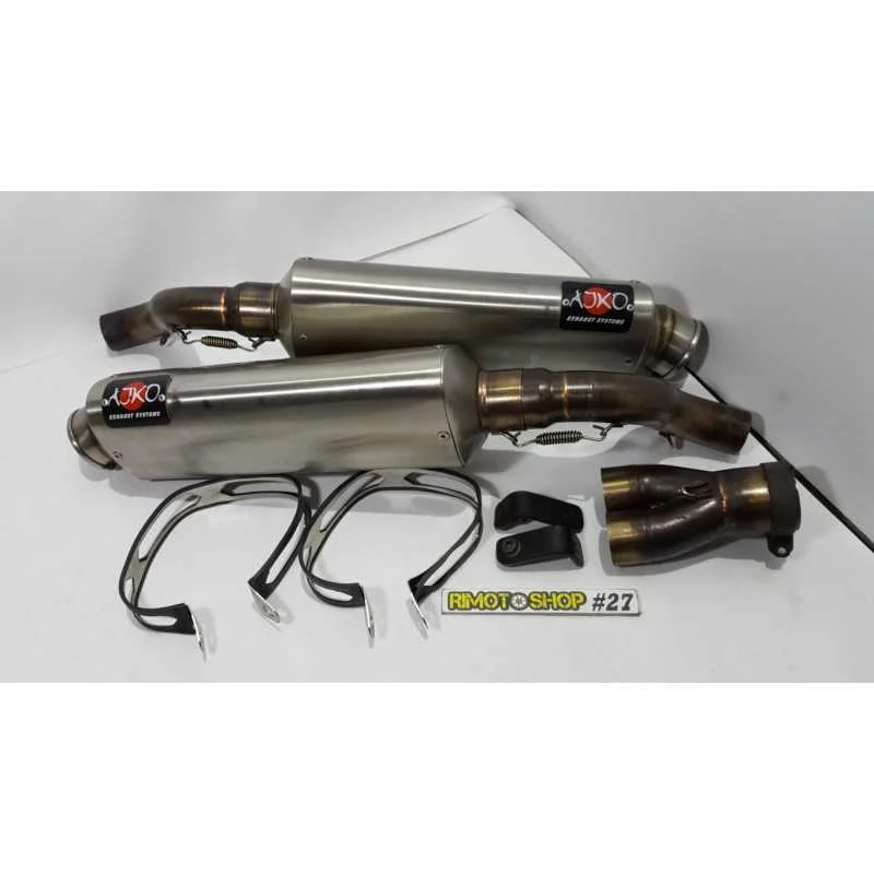 APRILIA DORSODURO 750 terminale scarico AJKO GARGOYLE TITANIUM Consegna Rapida