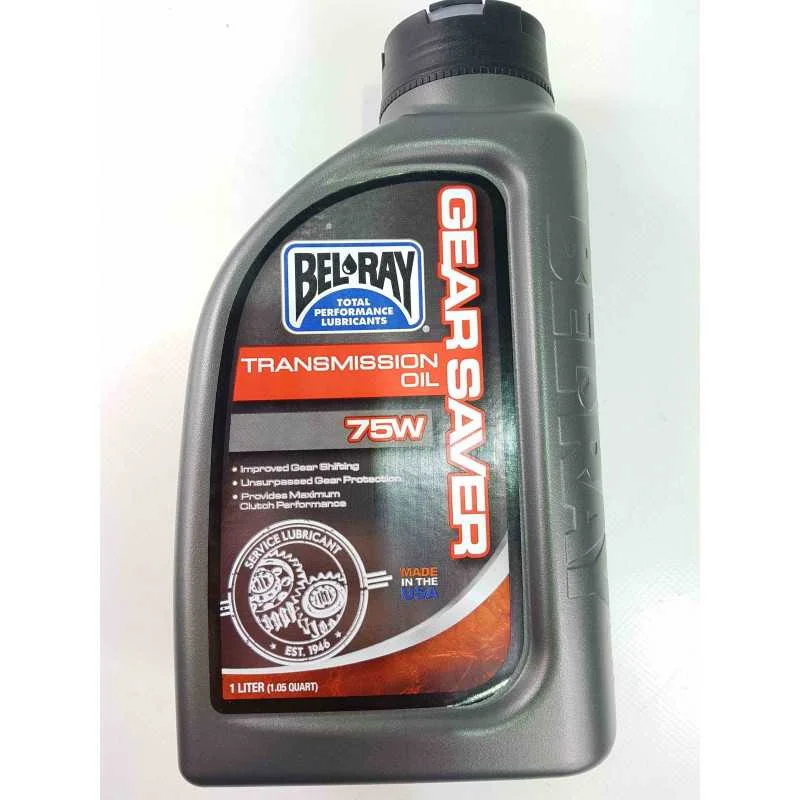 Nuovo Arrivo Bel-Ray Olio Trasmissione Gear Saver Transmission Oil 75W 1L Riduttori 2T 4T