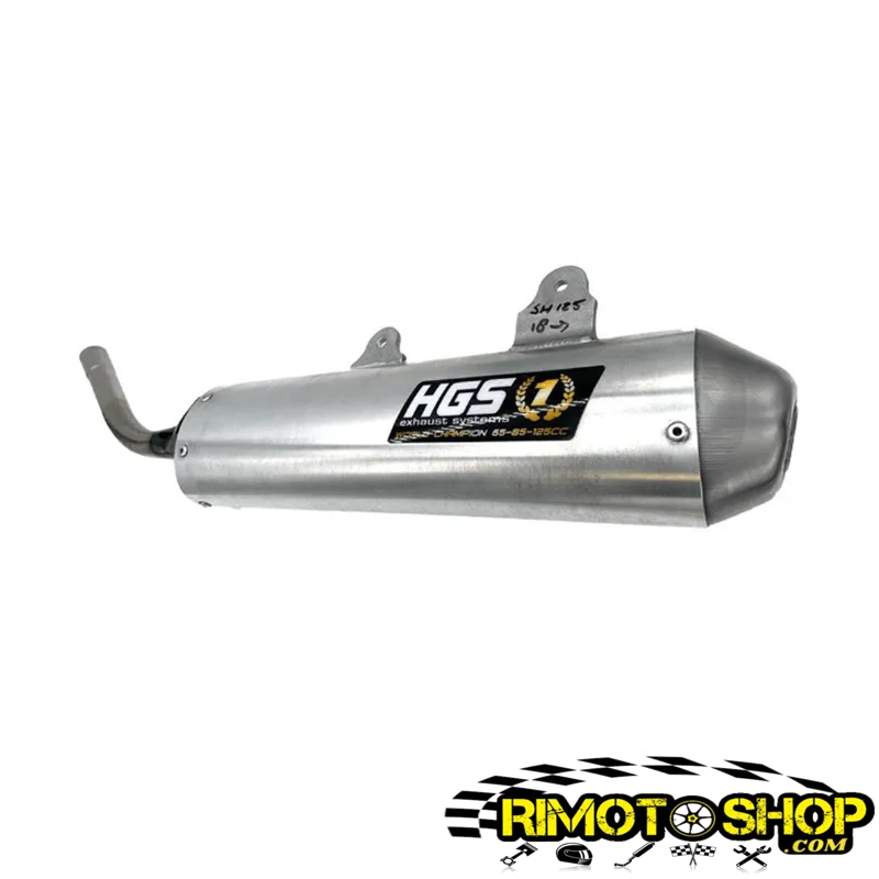 Silenziatore Scarico HGS per Sherco SE 125 2018-2024 Economico