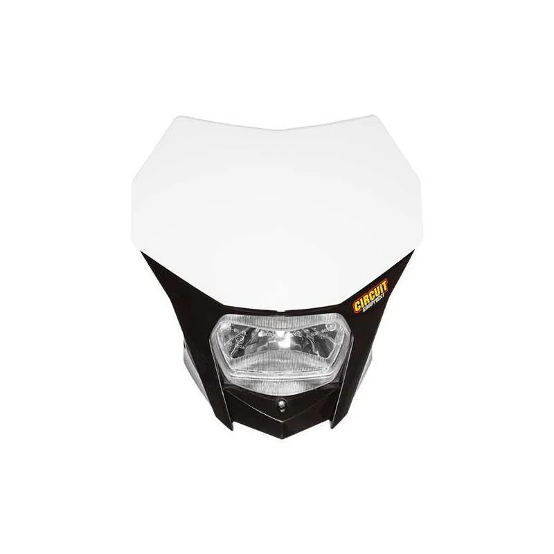 Di Tendenza Mascherina porta faro Circuit UNIVERSALE enduro NERO