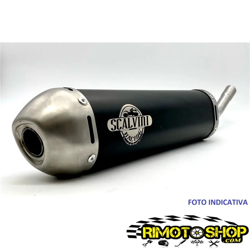 Pagamento Sicuro 07 2015 Aprilia SX 125 RX Scalvini Racing Silenziatore SCARICO alluminio fondello inox
