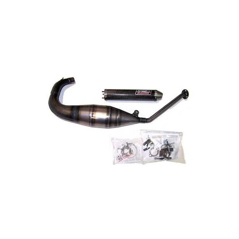 Ultime Pezzi 95 10 APRILIA RS 125 GIANNELLI Espansione scarico + Silenziatore carbonio