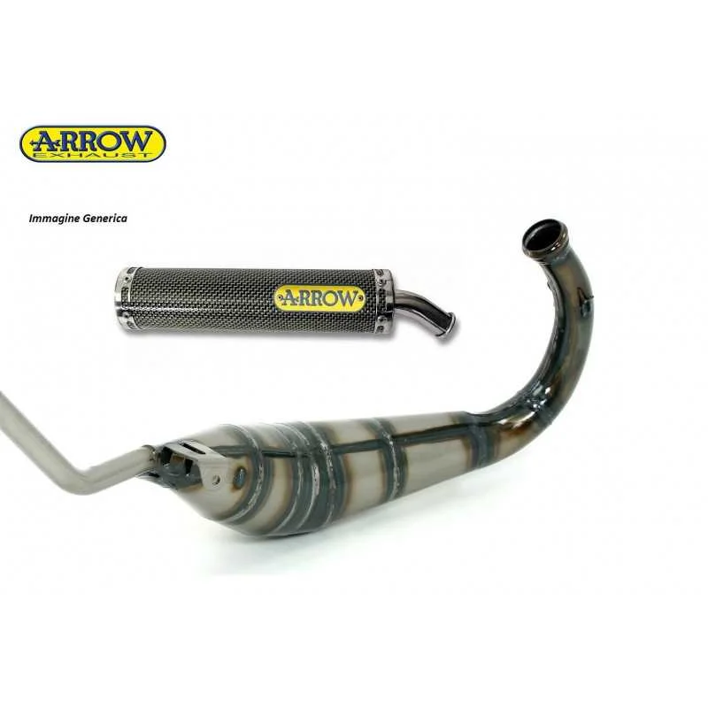 Nuova Collezione APRILIA RS 125 ARROW Espansione scarico + Silenziatore carbonio Kevlar