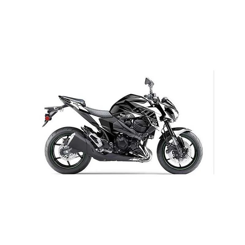Ultimissimo Modello Kit grafiche adesivi 13 16 KAWASAKI Z800 NERO BIANCO