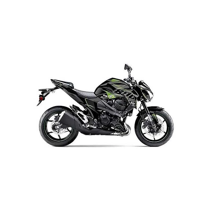 Kit grafiche adesivi 13 16 KAWASAKI Z800 NERO VERDE Offerta