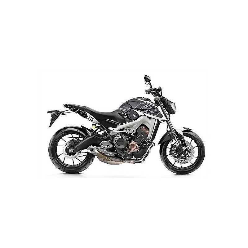 Prezzo Ridotto Kit grafiche adesivi YAMAHA MT-09 2015 2017 NERO-BIANCO
