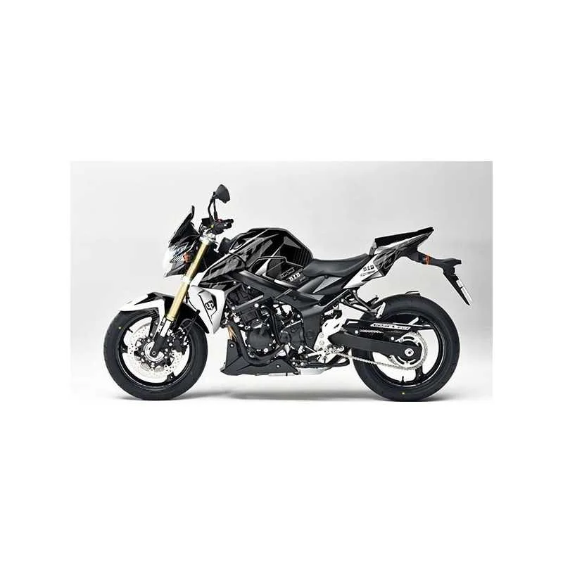 Kit grafiche adesivi SUZUKI GSR750 08 16 NERO - GRIGIO Professionale